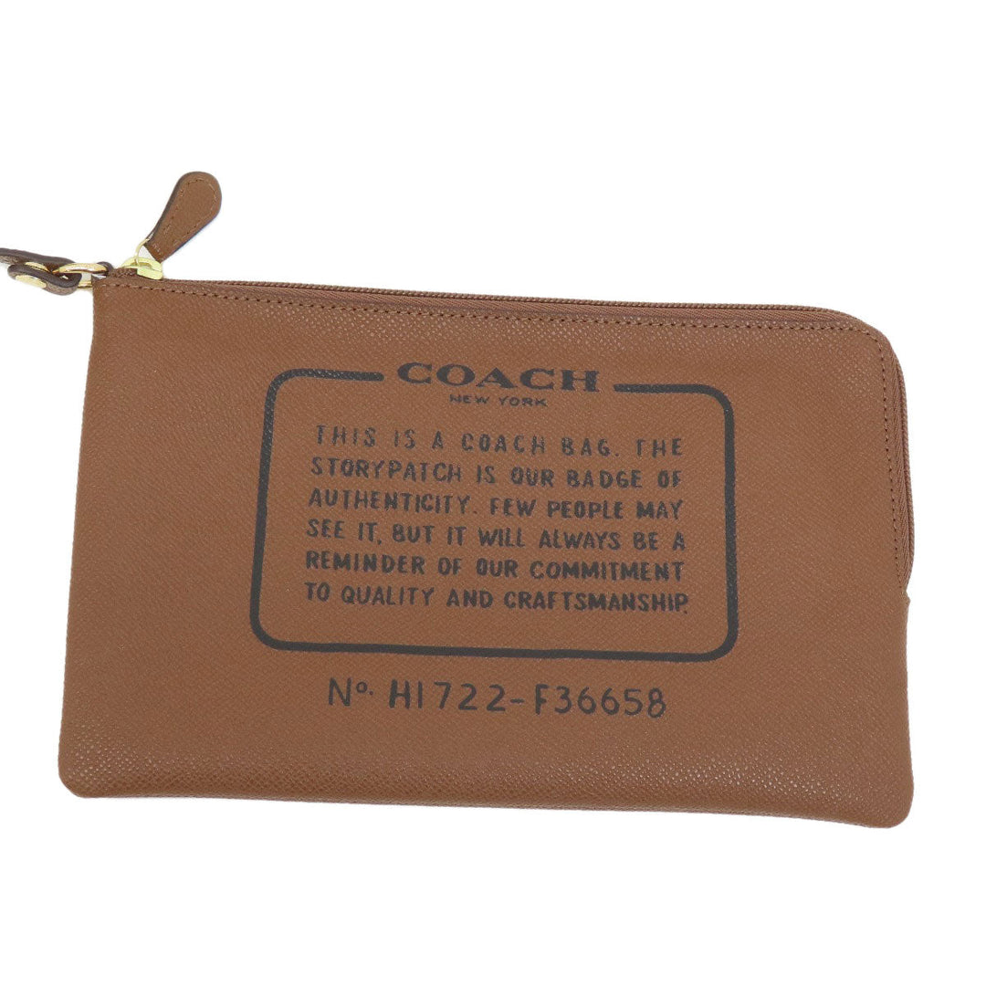 COACH Tote Bag F36658 PVC Brown reversible