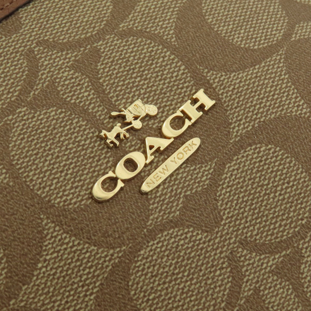 COACH Tote Bag F36658 PVC Brown reversible