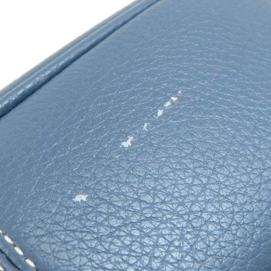 COACH Shoulder Bag CF305 leather Navy Snoopy collaboration