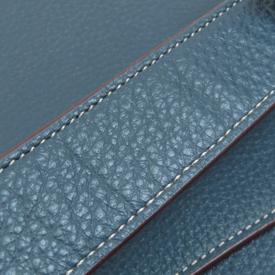 COACH Shoulder Bag CF305 leather Navy Snoopy collaboration