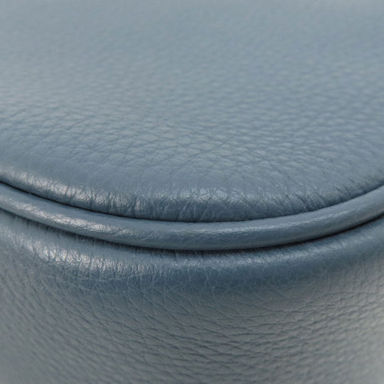 COACH Shoulder Bag CF305 leather Navy Snoopy collaboration