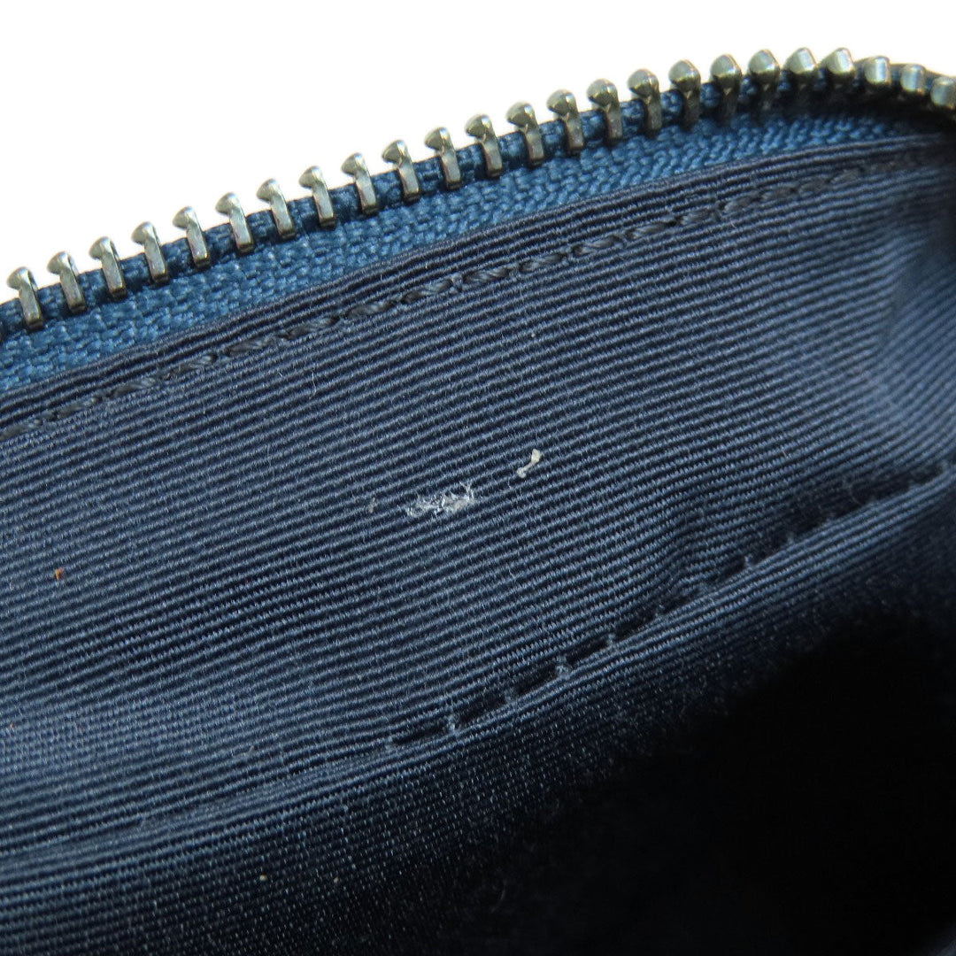 COACH Shoulder Bag CF305 leather Navy Snoopy collaboration