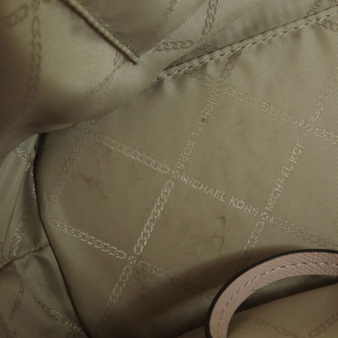 MICHAEL KORS Tote Bag leather pink logo