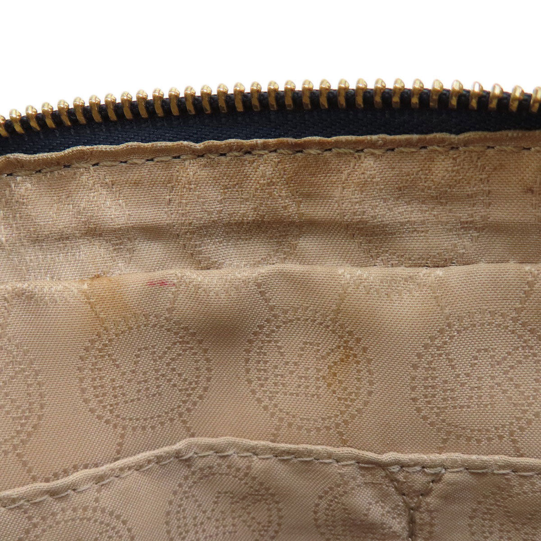 MICHAEL KORS Shoulder Bag PVC Navy logo Women Used Authentic