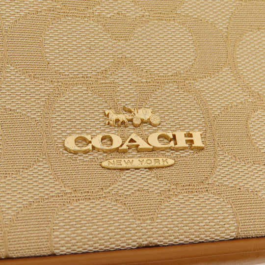 COACH Shoulder Bag F28959 canvas Brown Signature Women Used Authentic