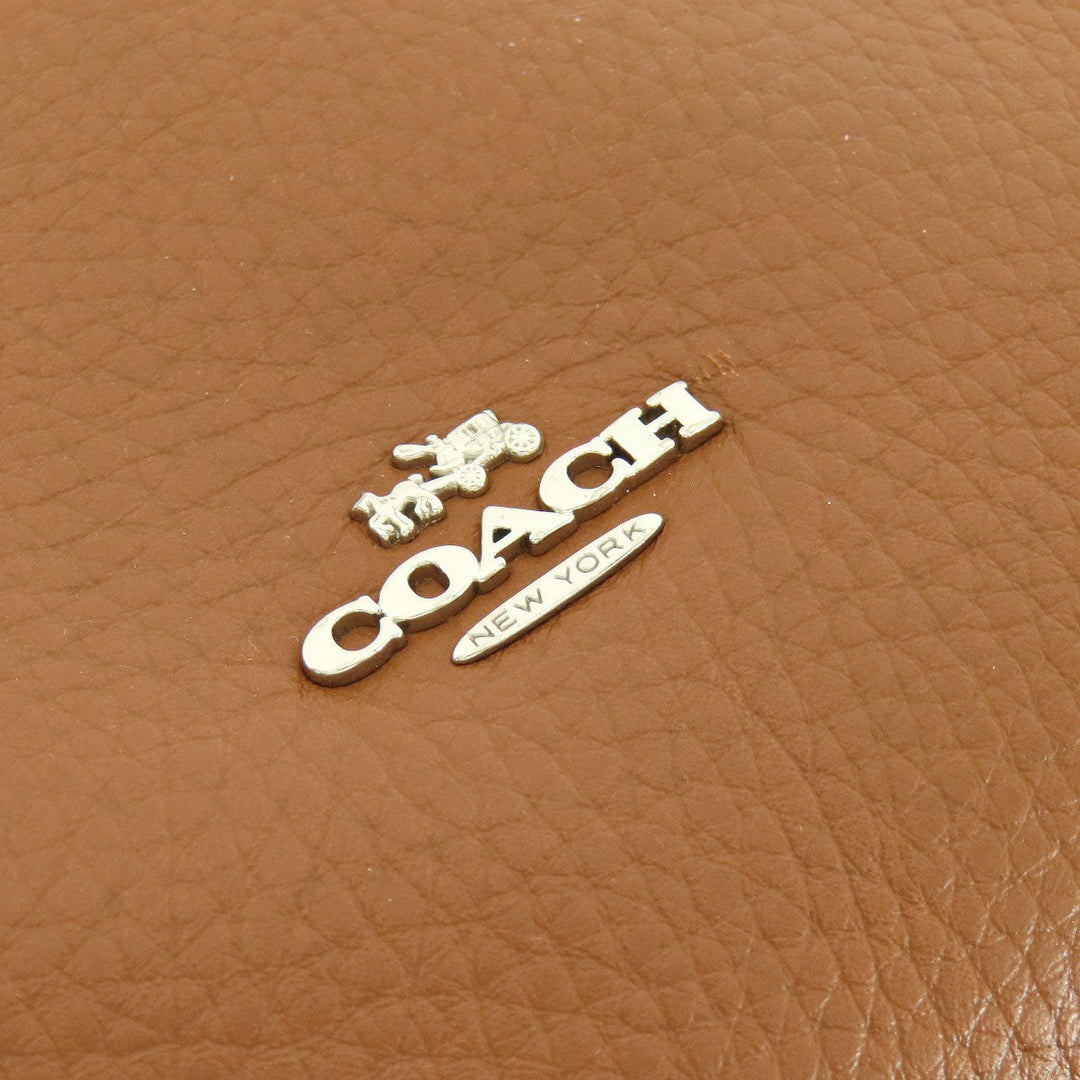 COACH Handbag 56839 leather Brown logoMetal 2WAY Women Used Authentic