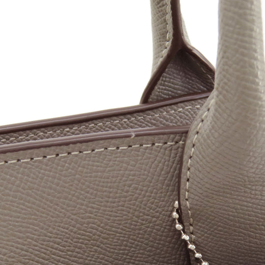 COACH Tote Bag F31474 PVC gray logoMetal Women Used Authentic