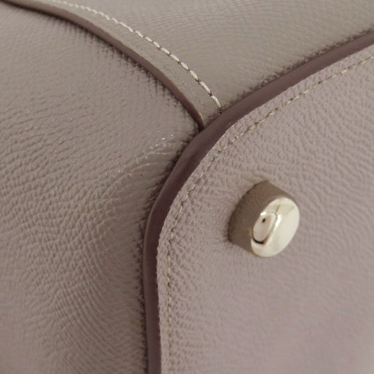 COACH Tote Bag F31474 PVC gray logoMetal Women Used Authentic