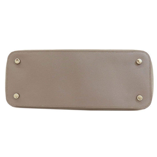 COACH Tote Bag F31474 PVC gray logoMetal Women Used Authentic