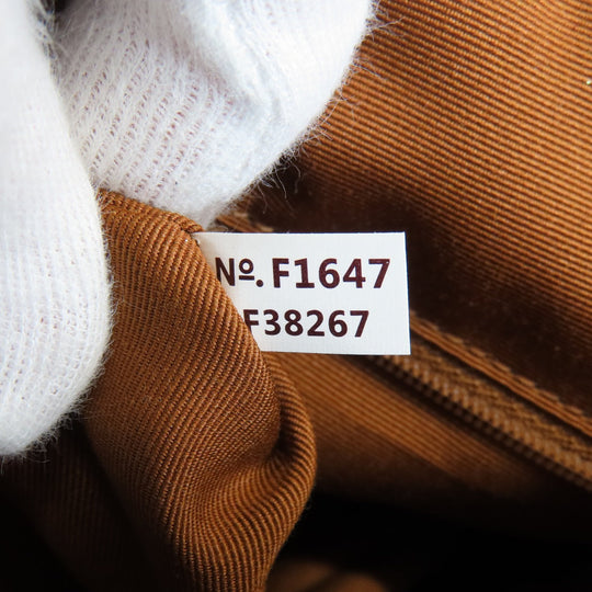 COACH Shoulder Bag F38267 PVC Brown Signature 2WAY