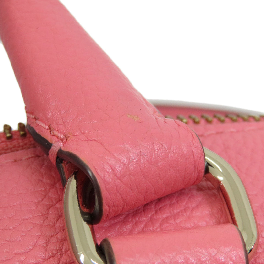 Kate Spade Handbag leather pink logo 2WAY Women Used Authentic