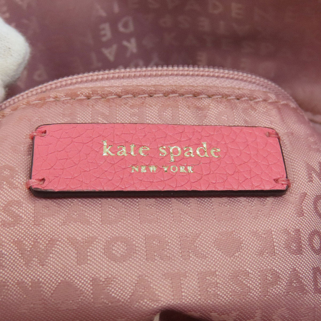Kate Spade Handbag leather pink logo 2WAY Women Used Authentic
