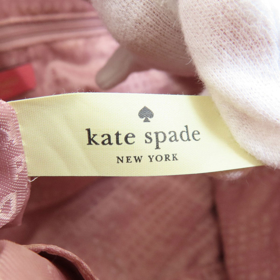 Kate Spade Handbag leather pink logo 2WAY Women Used Authentic