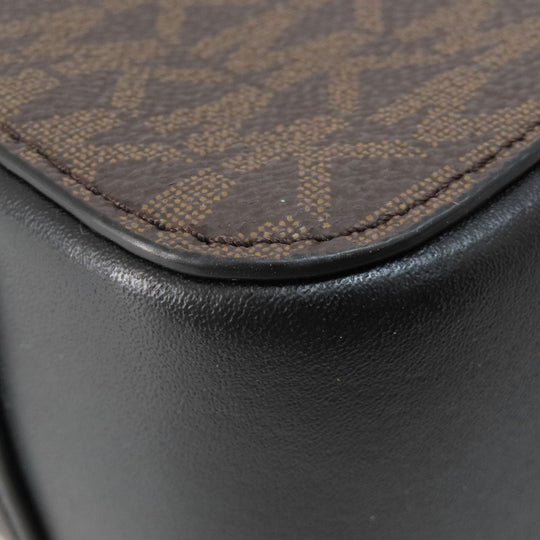 MICHAEL KORS Shoulder Bag PVC Brown MK signature Women Used Authentic