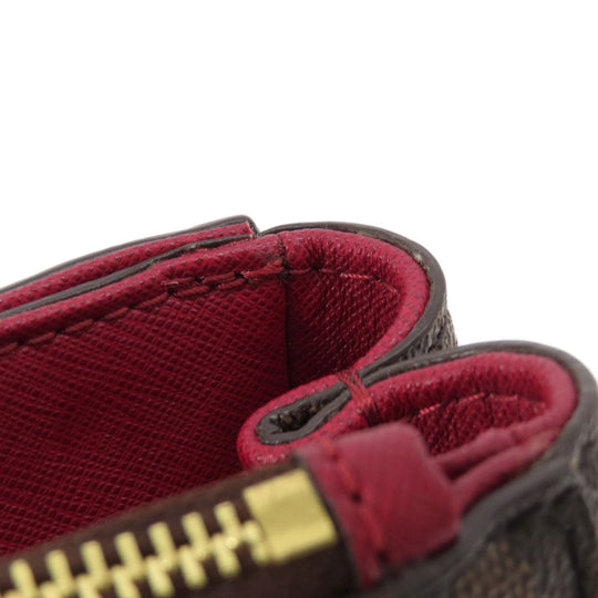 MICHAEL KORS Handbag Leather, Coated Canvas Brown MK Signature 2WAY Women Used Authentic