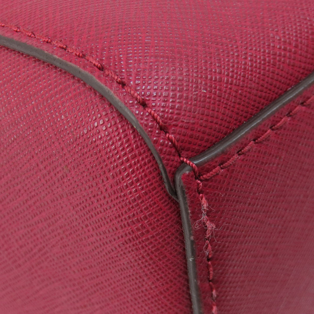 MICHAEL KORS Handbag Leather, Coated Canvas Brown MK Signature 2WAY Women Used Authentic