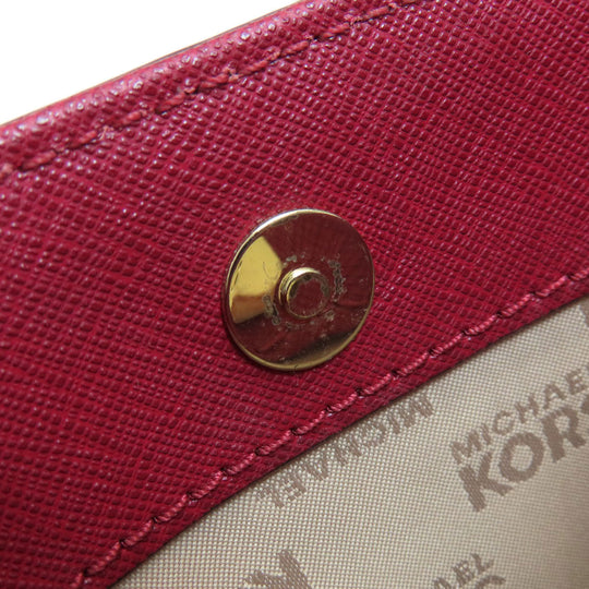 MICHAEL KORS Handbag Leather, Coated Canvas Brown MK Signature 2WAY Women Used Authentic