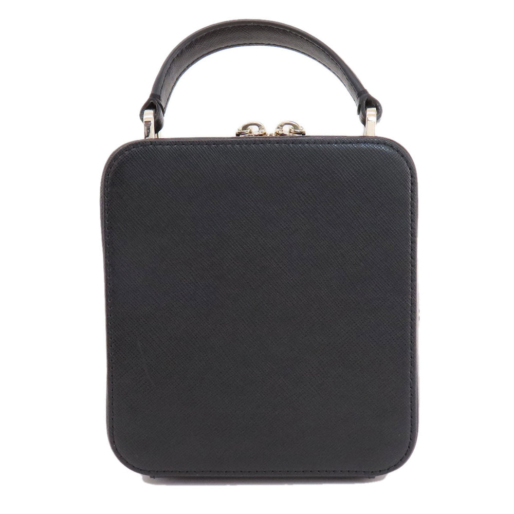 Kate Spade Shoulder Bag leather black 2WAY Women Used Authentic