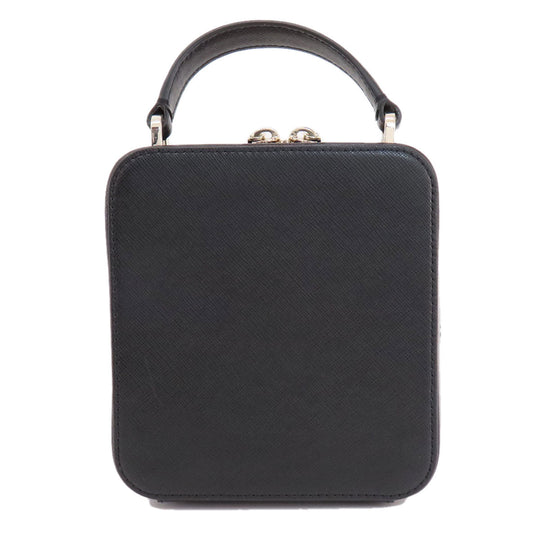 Kate Spade Shoulder Bag leather black 2WAY Women Used Authentic