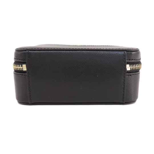 Kate Spade Shoulder Bag leather black 2WAY Women Used Authentic