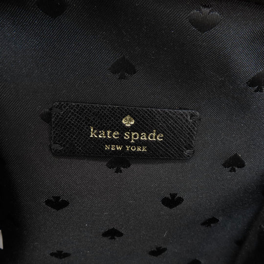 Kate Spade Shoulder Bag leather black 2WAY Women Used Authentic