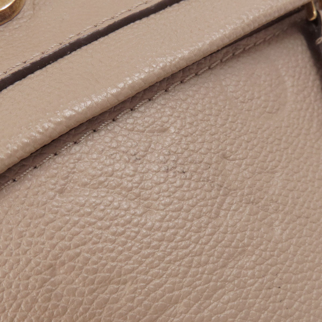 LOUIS VUITTON Backpack M45410 Ann Platt beige MontsourisPM Tourterelle Women Used Authentic