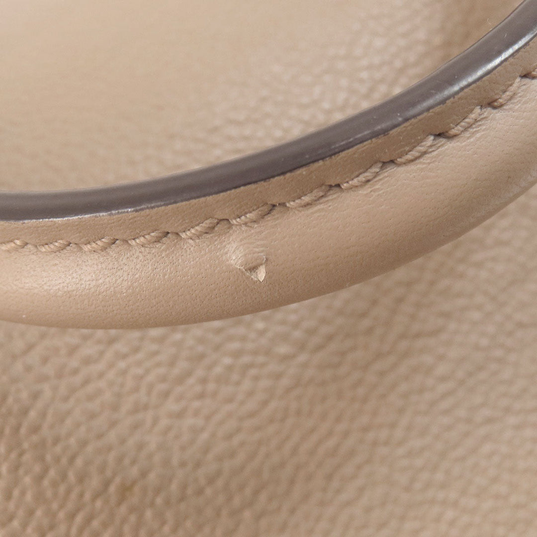 LOUIS VUITTON Backpack M45410 Ann Platt beige MontsourisPM Tourterelle Women Used Authentic