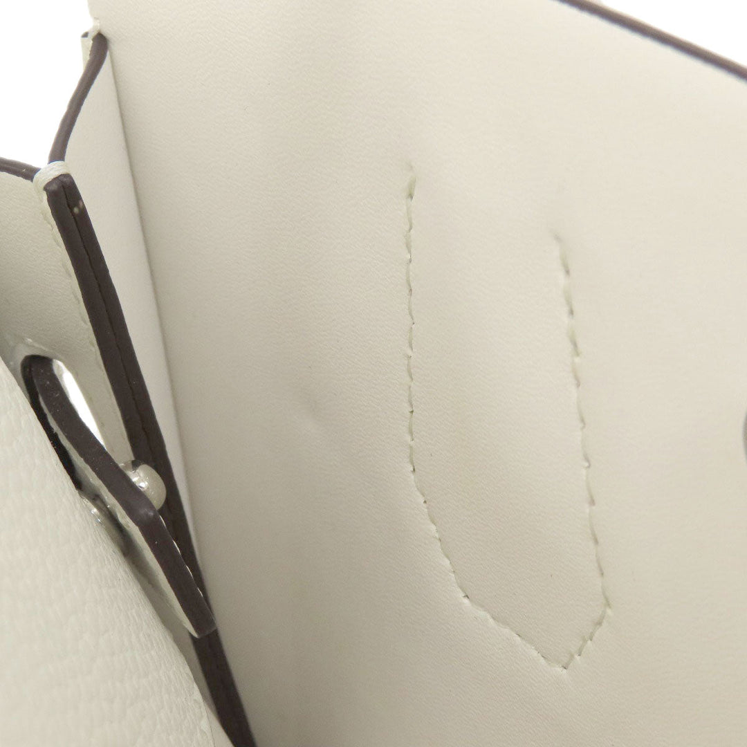 MICHAEL KORS Tote Bag PVC white MK signature Women Used Authentic