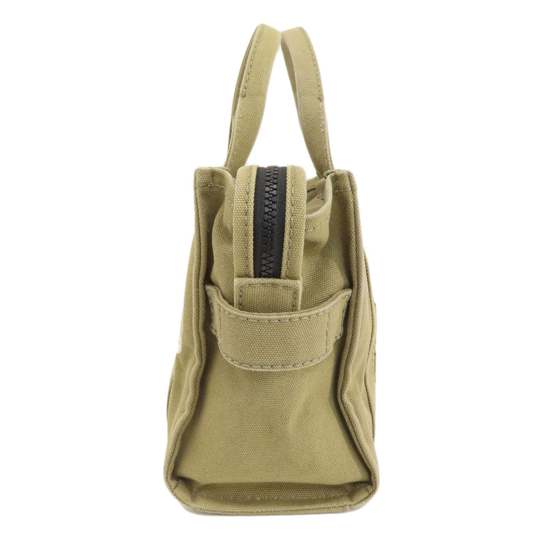 MARC JACOBS Handbag canvas Brown The Tote Bag 2WAY Women Used Authentic