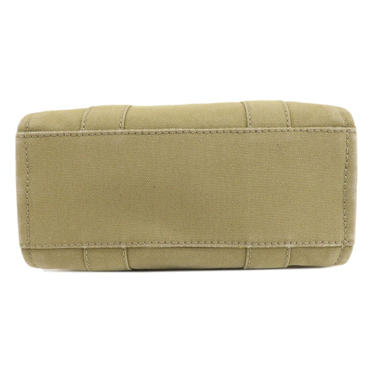 MARC JACOBS Handbag canvas Brown The Tote Bag 2WAY Women Used Authentic