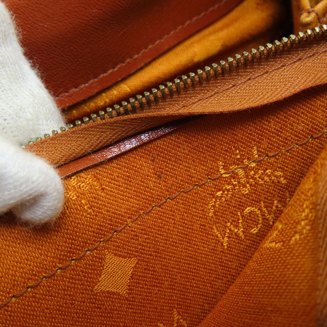 MCM Boston Duffel bag PVC Brown Mini Boston Women Used Authentic