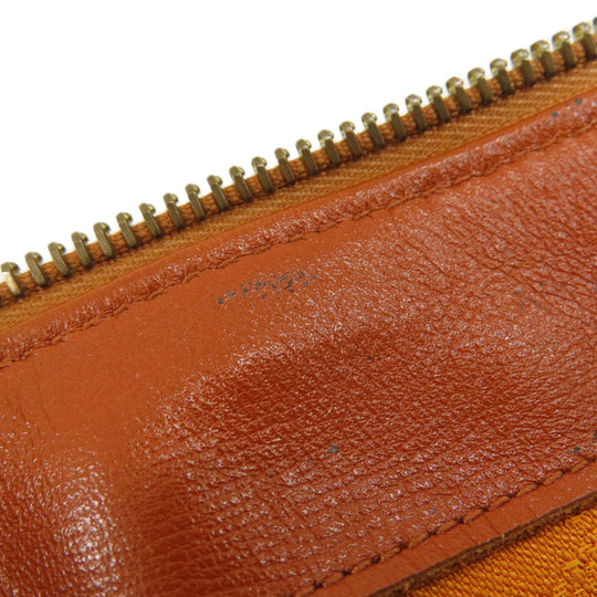 MCM Boston Duffel bag PVC Brown Mini Boston Women Used Authentic