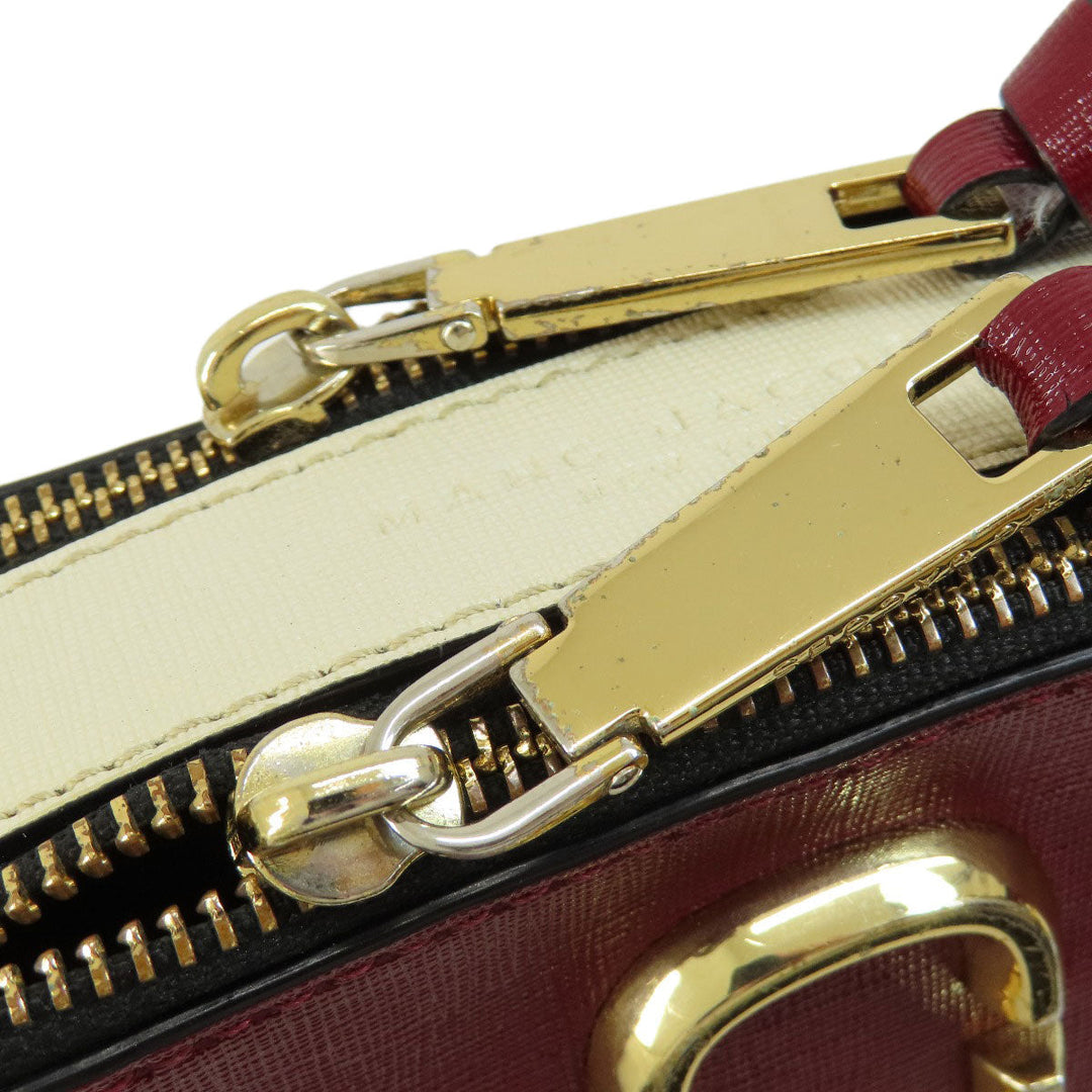 MARC JACOBS Shoulder Bag PVC Red double j snapshot Women Used Authentic