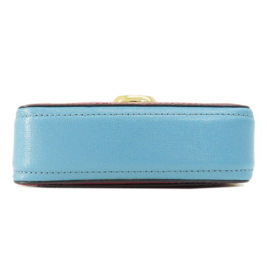 MARC JACOBS Shoulder Bag PVC Red double j snapshot Women Used Authentic