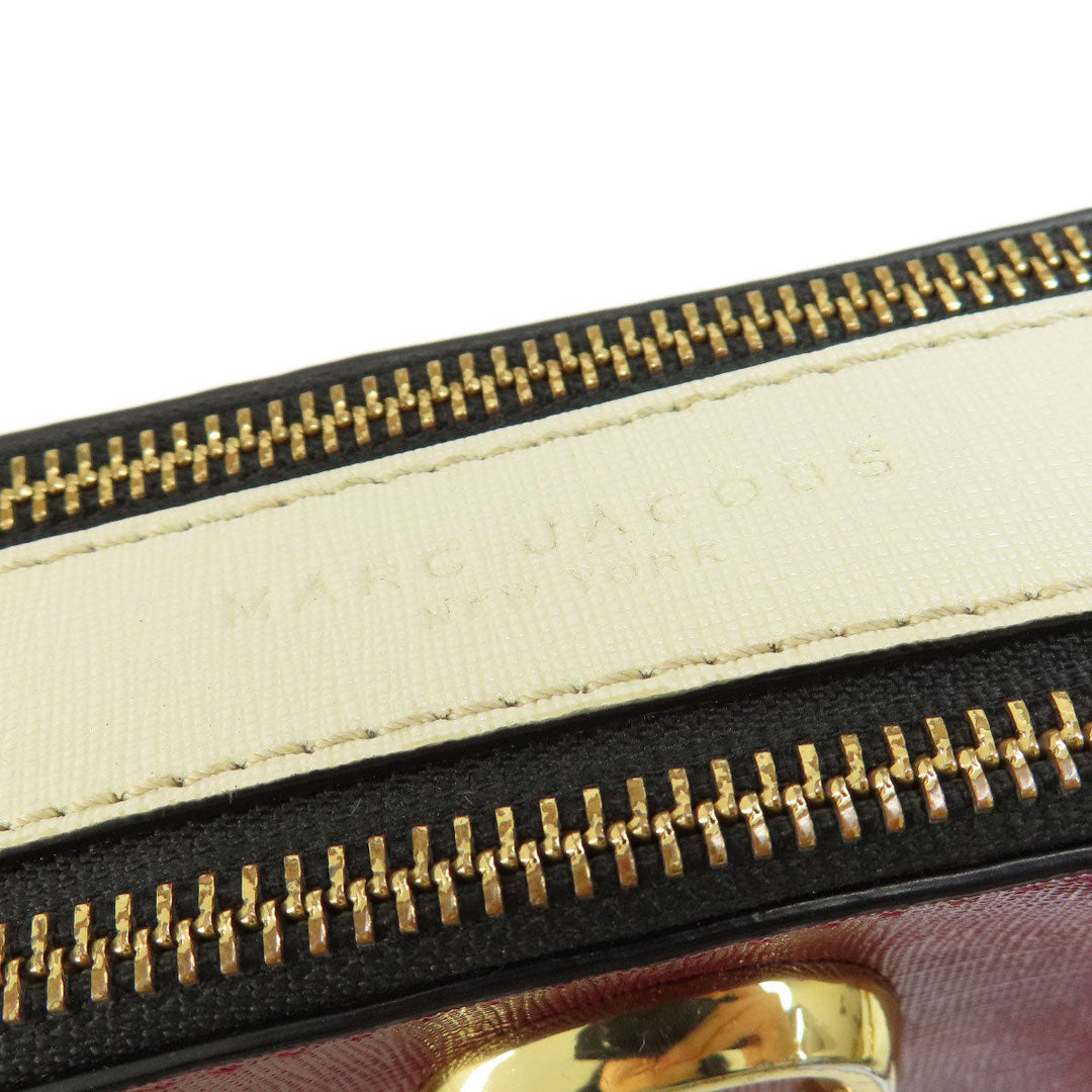 MARC JACOBS Shoulder Bag PVC Red double j snapshot Women Used Authentic
