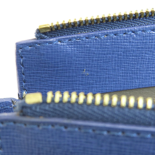 Furla Handbag leather blue 2WAY