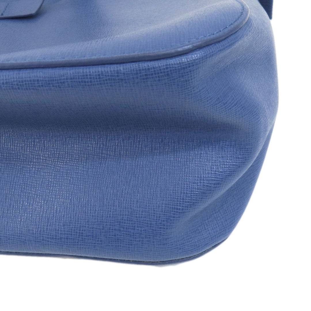 Furla Handbag leather blue 2WAY