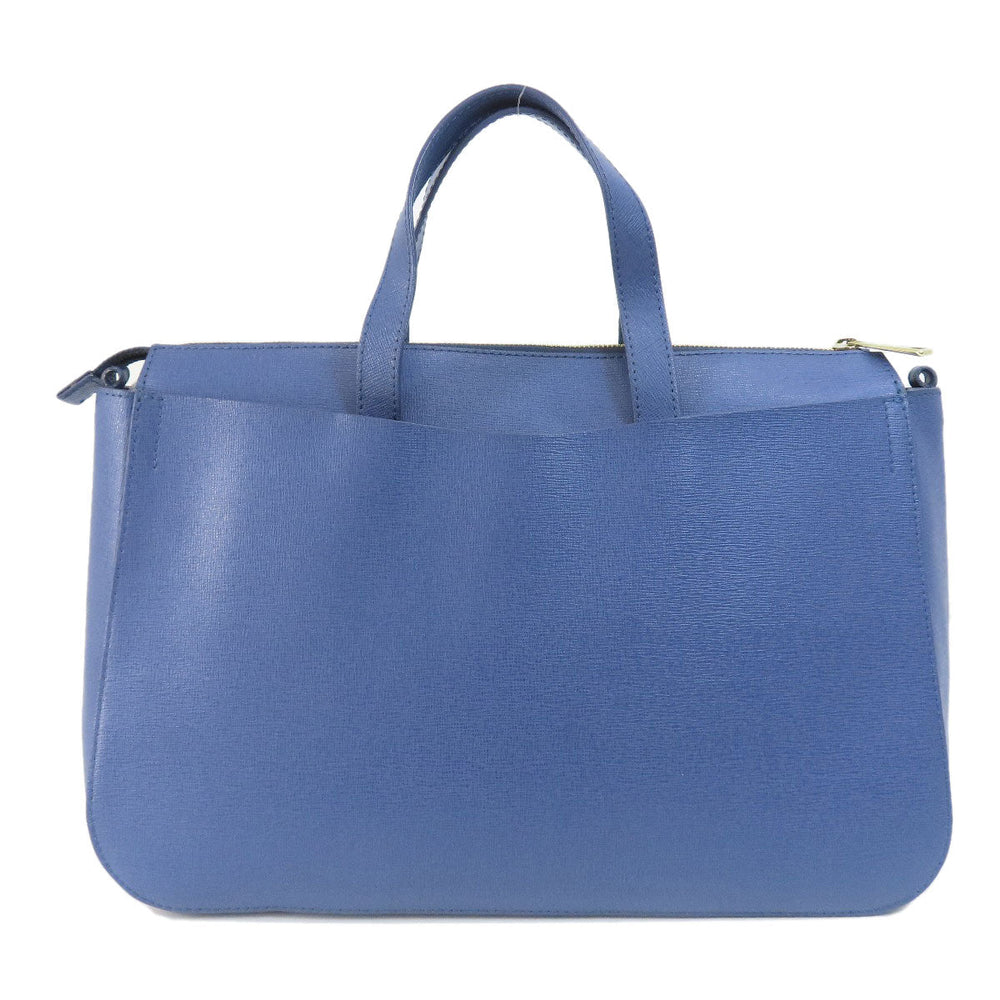 Furla Handbag leather blue 2WAY
