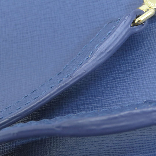 Furla Handbag leather blue 2WAY