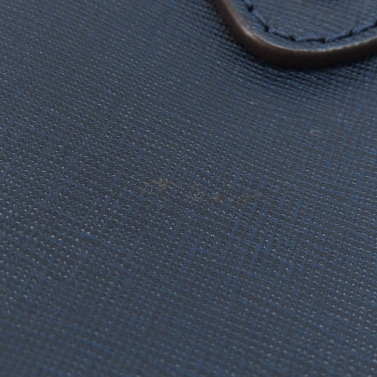 MICHAEL KORS Handbag leather Navy 2WAY Women Used Authentic