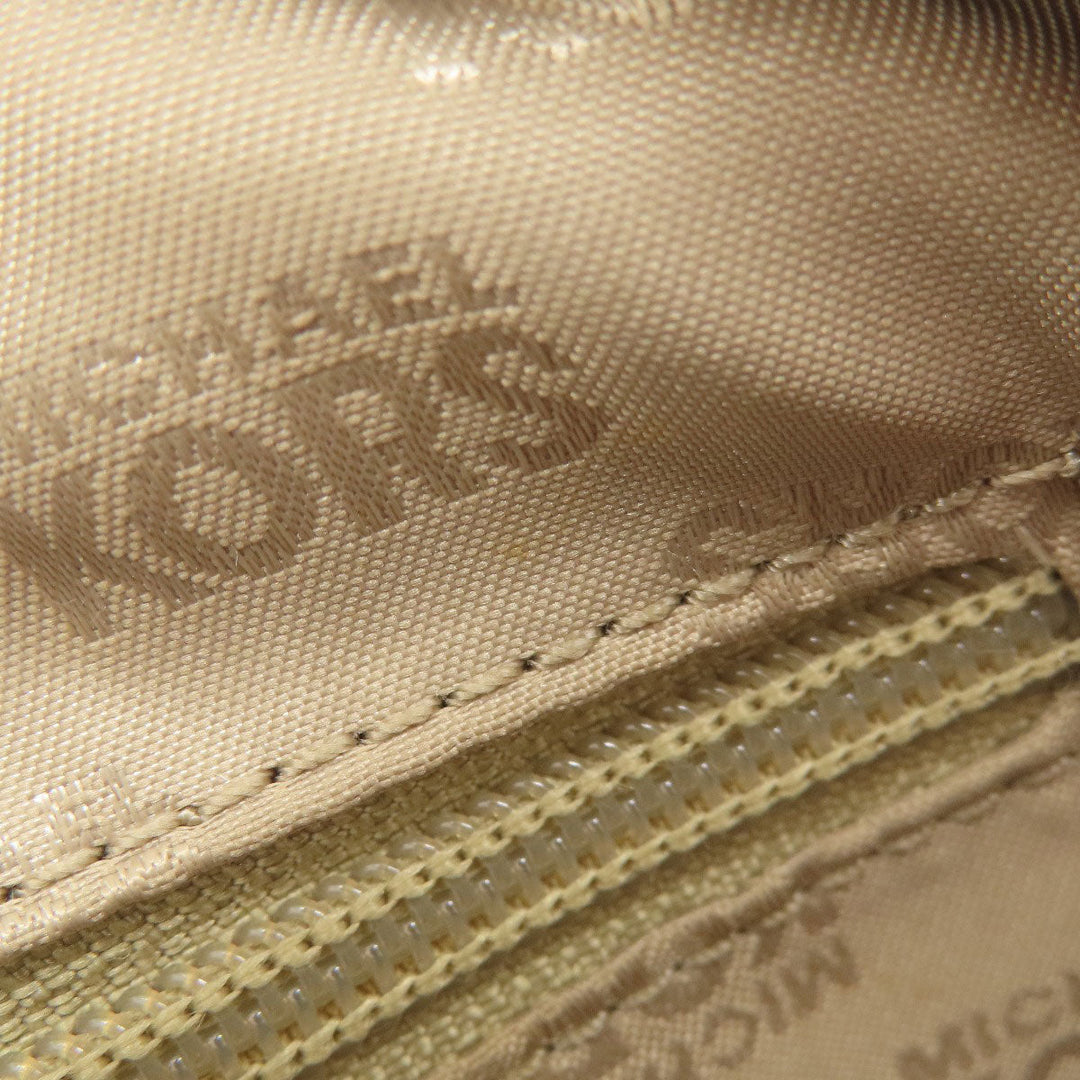 MICHAEL KORS Handbag leather Navy 2WAY Women Used Authentic