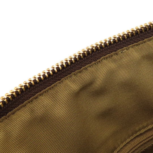 COACH Tote Bag F28366 PVC Brown Signature 2WAY Women Used Authentic