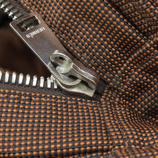 HERMES Tote Bag Cotton canvas Brown Her Line Women(Unisex) Used Authentic