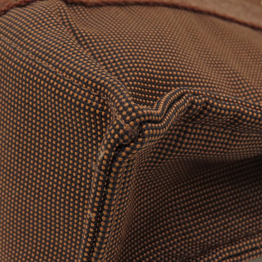 HERMES Tote Bag Cotton canvas Brown Her Line Women(Unisex) Used Authentic