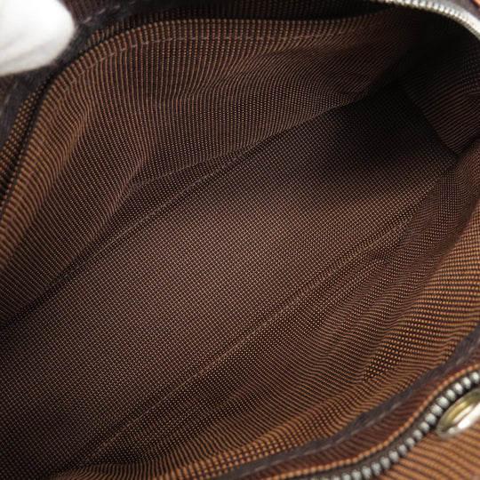 HERMES Tote Bag Cotton canvas Brown Her Line Women(Unisex) Used Authentic
