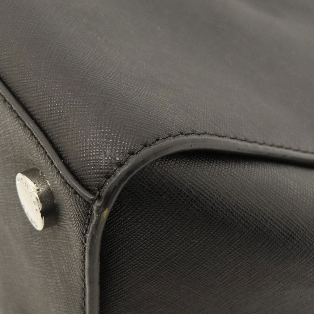 MICHAEL KORS Handbag leather black 2WAY Women Used Authentic