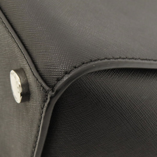 MICHAEL KORS Handbag leather black 2WAY Women Used Authentic