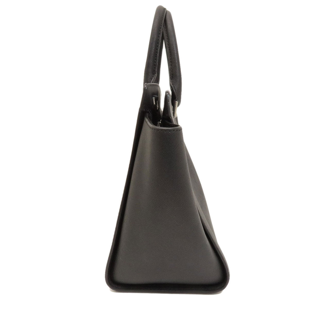 MICHAEL KORS Handbag leather black 2WAY Women Used Authentic