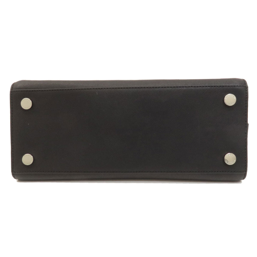 MICHAEL KORS Handbag leather black 2WAY Women Used Authentic