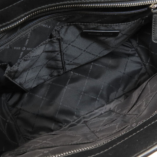 MICHAEL KORS Handbag leather black 2WAY Women Used Authentic